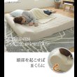画像5: 昼寝もできる！低反発ウレタン入りハイバックローソファ2人掛け／1人掛け【Paula】 (5)