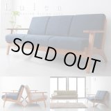 画像: 北欧デザインおしゃれ木肘ソファ【Lulea】ルレオ