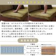 画像4: 木製フレームファブリックソファ３人掛け＆テーブルオットマン【Enola】 (4)