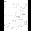 画像11: かわいらしい形が特徴の日本製ソファベッド【colico】 (11)