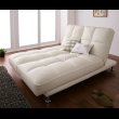 画像2: 3スタイルレザーソファーベッド (2)