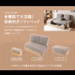 画像3: 収納も叶うおしゃれソファベッド｜レイアウト自在＆たっぷり収納付き【Botilda】 (3)