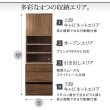 画像32: ハイタイプテレビボード【Glass line】グラスライン　壁面収納シリーズ家具 (32)