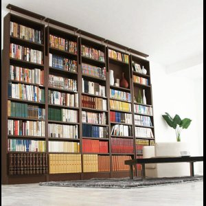 画像: 壁面収納家具 究極のこだわり本棚!突っ張り式