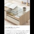 画像7: ガラステーブルがおしゃれなセンターテーブル兼ドレッサー【Mikael】 (7)