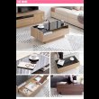 画像14: 強化ガラス採用シンプルモダンセンターテーブル【Kamil】 (14)
