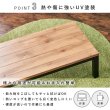 画像6: ロッジ風天然木採用！スリムこたつテーブル【Roman】 (6)
