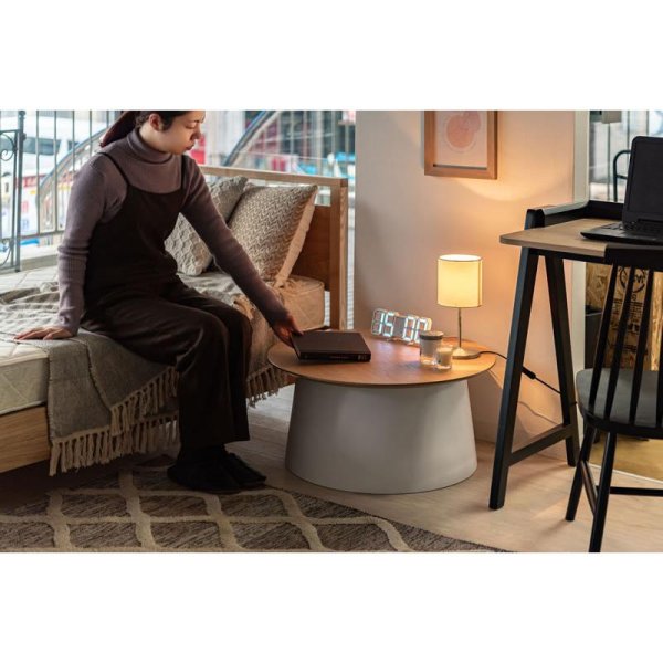 画像16: 異素材の組み合わせがおしゃれなラウンドテーブル【Roman】 (16)