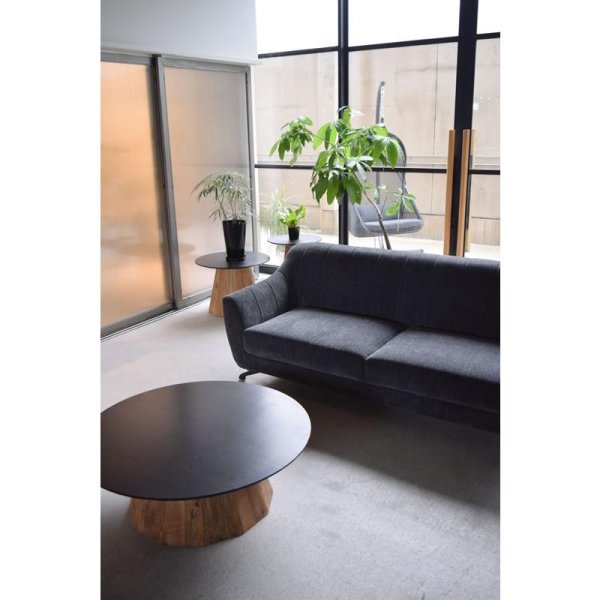 画像12: オーク×パインの組み合わせがおしゃれなラウンドテーブル【Zechariah】 (12)