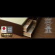 画像7: モダン＆スリム棚付きチェスト仕様畳ベッド (7)