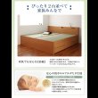 画像14: シンプル＆スリム棚付きチェスト型畳ベッド (14)