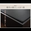 画像11: 日本製美草畳仕様：ヘッドレスデザインモダン畳ベッド【神楽】かぐら (11)