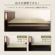 画像6: 高さ調整付きおしゃれな照明付き畳ベッド【琴音】 美畳も選べます (6)