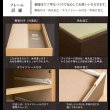 画像5: シンプルヘッドレス大容量収納畳チェストベッド【紗和】 日本製・低ホルムアルデヒド・セキスイ畳も！ (5)