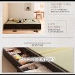 画像9: モダンデザインヘッドレス畳収納ベッド (9)