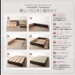 画像13: モダンデザインヘッドレス畳収納ベッド (13)