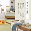 画像4: 畳も布団も干せる簡単組立畳ベッド シングル【蒼畳】シンプル棚コンセント付き (4)