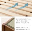 画像13: 畳も布団も干せる簡単組立畳ベッド シングル【蒼畳】シンプル棚コンセント付き (13)