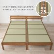 画像19: 畳も布団も干せる簡単組立畳ベッド シングル【蒼畳】シンプル棚コンセント付き (19)