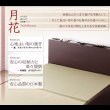 画像7: 照明・棚付きガス圧式収納畳ベッド【月花】ツキハナ (7)