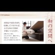 画像9: 照明・棚付きガス圧式収納畳ベッド【月花】ツキハナ (9)