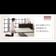 画像12: 照明・棚付きガス圧式収納畳ベッド【月花】ツキハナ (12)
