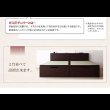 画像23: 照明・棚付きガス圧式収納畳ベッド【月花】ツキハナ (23)