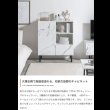 画像3: 大理石柄デザインスクエアキャビネット【Marble】 (3)