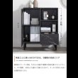 画像6: 大理石柄デザインスクエアキャビネット【Marble】 (6)