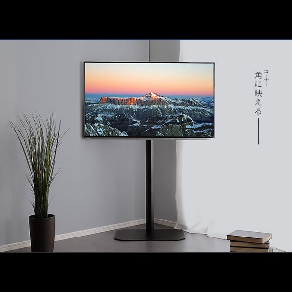 画像3: リーズナブルタイプテレビスタンド【Octa】ハイタイプ 240°首飾り対応 (3)